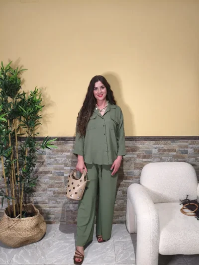 conjunto verde