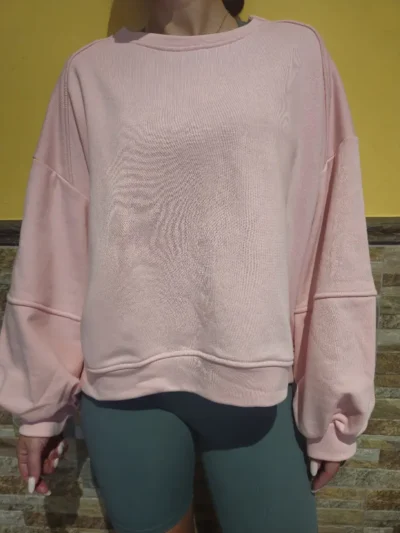 sudadera rosa